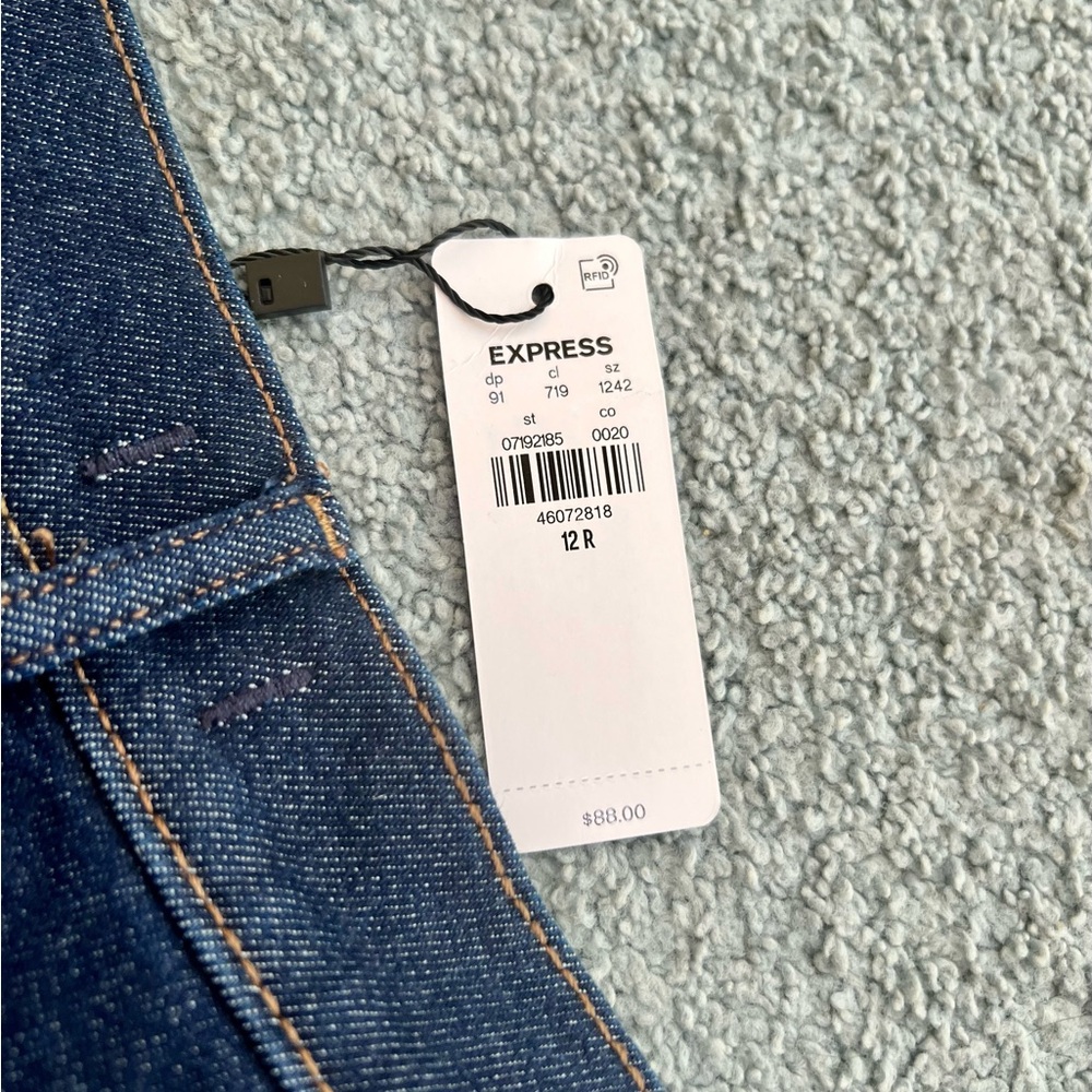 Express Women's Deep Indigo Boot Cut Jeans - Picture 5 of 5